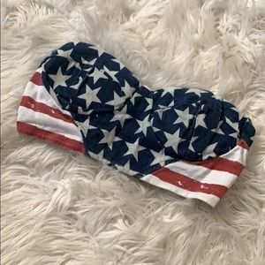 American Flag Bralette